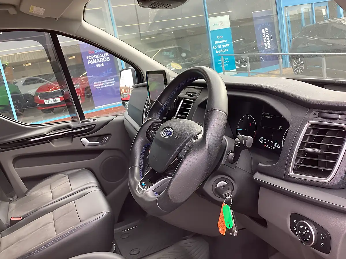 Used 2021 Ford Transit Custom Ms-Rt Limited Chrome Blue (metallic) - Interior and Exterior details 6