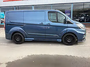 Used 2021 Ford Transit Custom Ms-Rt Limited Chrome Blue (metallic) - Interior and Exterior details 8