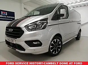 Used 2021 Ford Transit Custom Sport Panel Van Silver - Interior and Exterior details 2