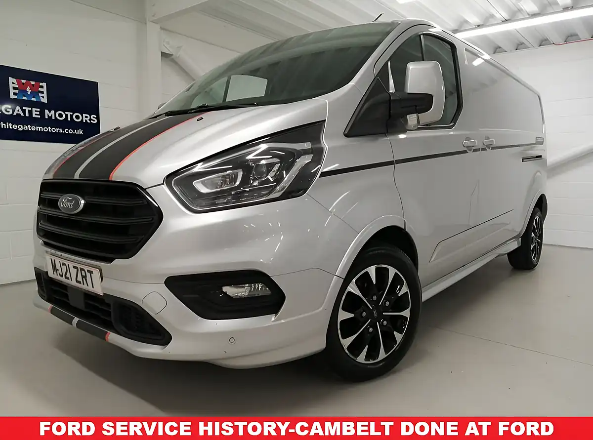Used 2021 Ford Transit Custom Sport Panel Van Silver - Interior and Exterior details 2