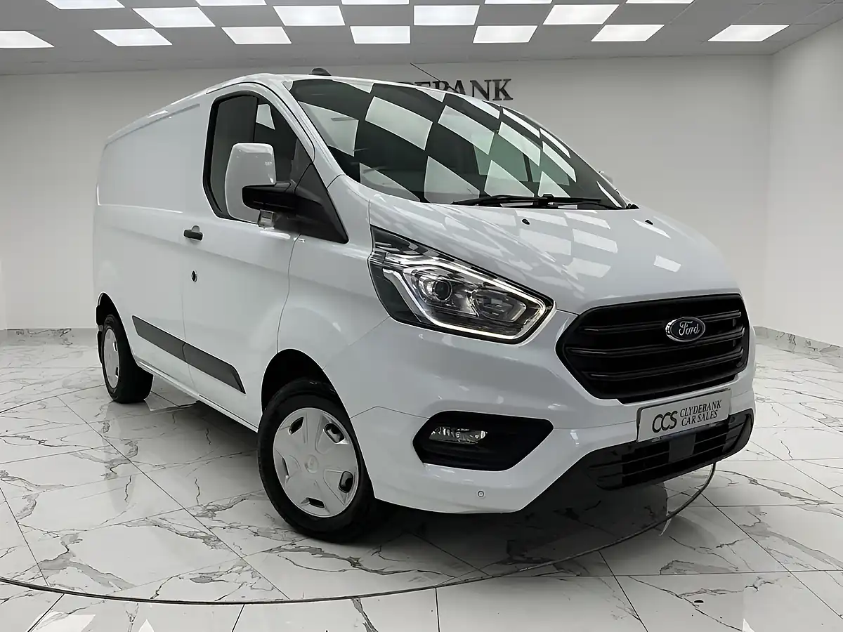Used 2021 Ford Transit Custom Trend White - Front View