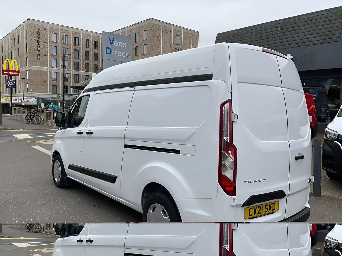 Used 2021 Ford Transit Custom Trend White - Interior and Exterior details 6