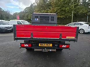 Used 2021 Ford Transit Double Cab Tipper Red - Interior and Exterior details 8