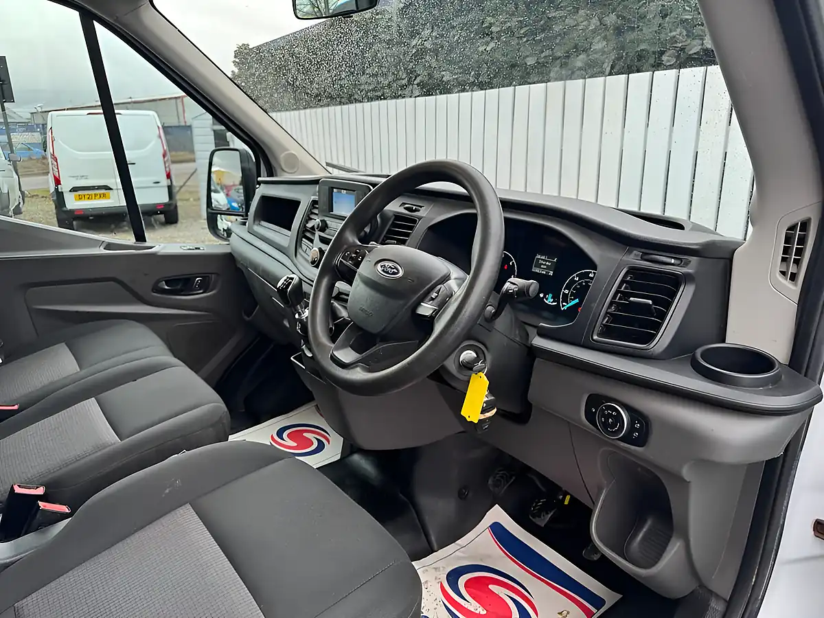 Used 2021 Ford Transit Leader Chassis Double Cab White - Interior and Exterior details 12