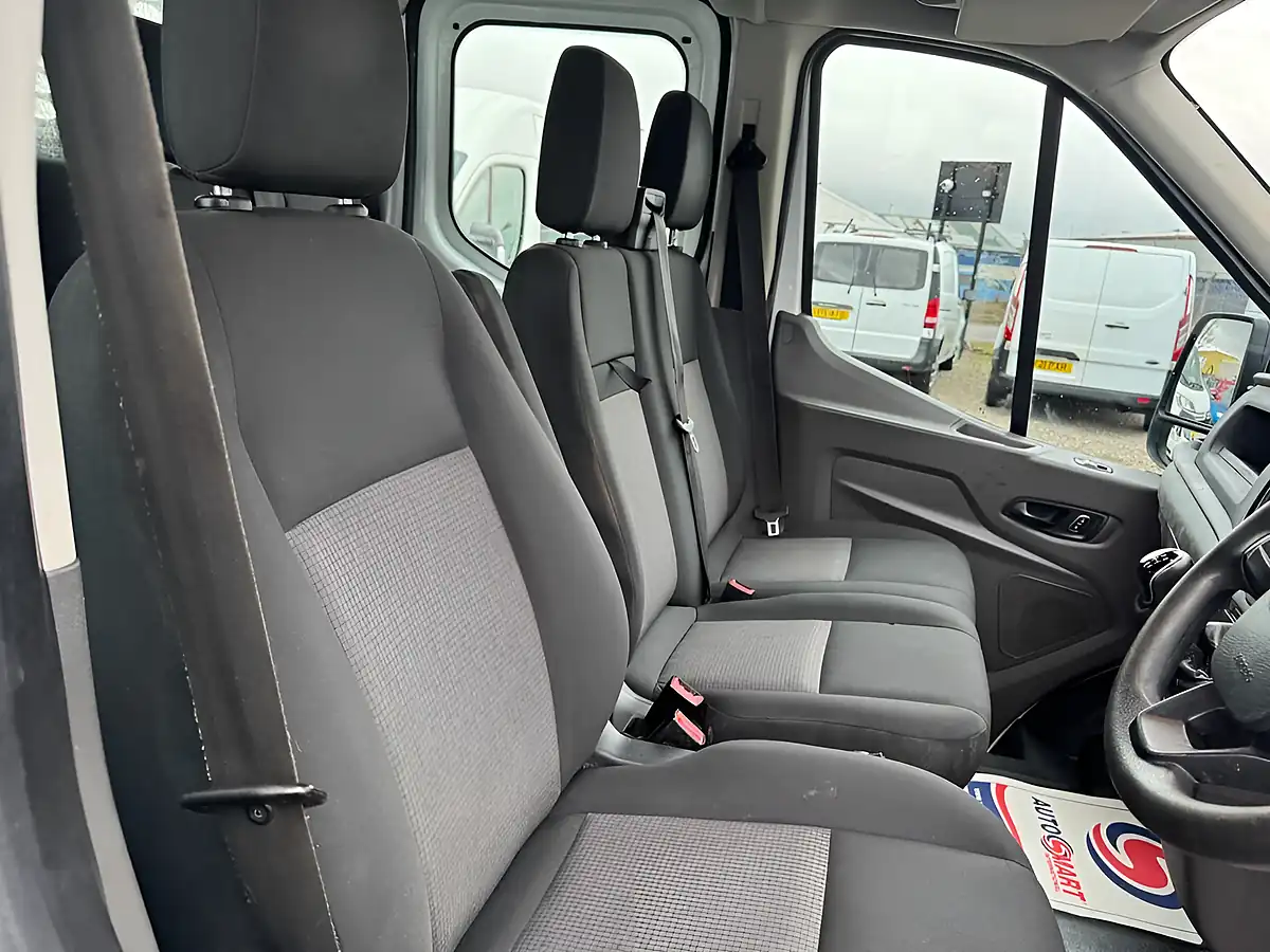 Used 2021 Ford Transit Leader Chassis Double Cab White - Interior and Exterior details 13