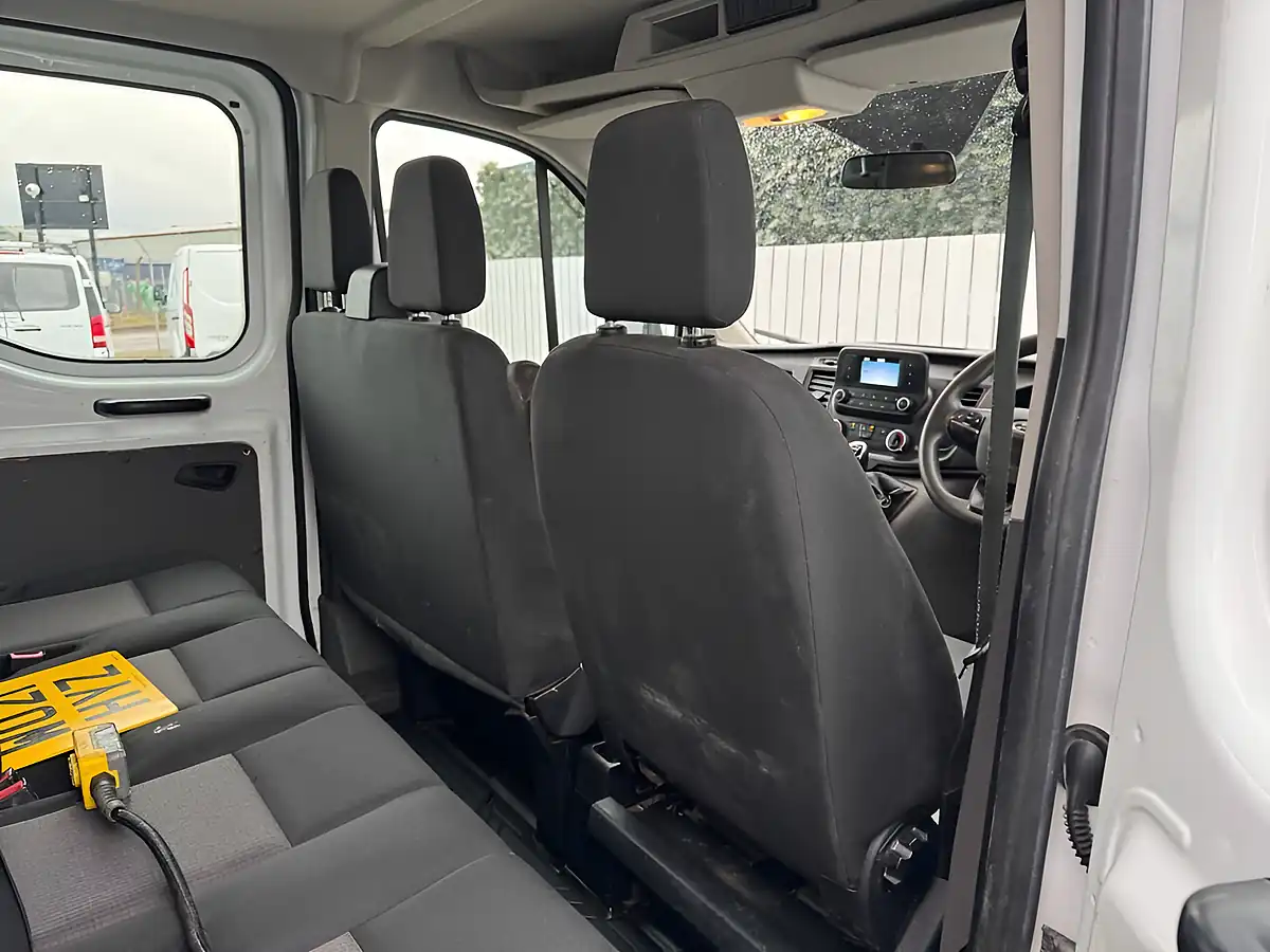 Used 2021 Ford Transit Leader Chassis Double Cab White - Interior and Exterior details 14