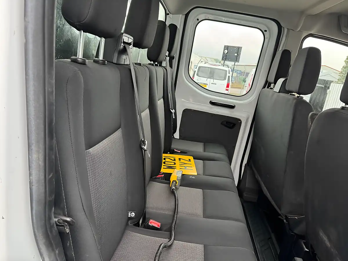 Used 2021 Ford Transit Leader Chassis Double Cab White - Interior and Exterior details 15