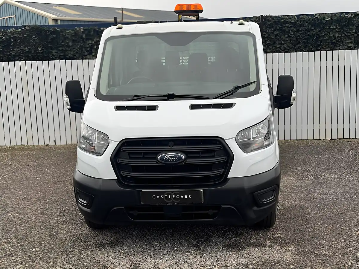 Used 2021 Ford Transit Leader Chassis Double Cab White - Interior and Exterior details 3