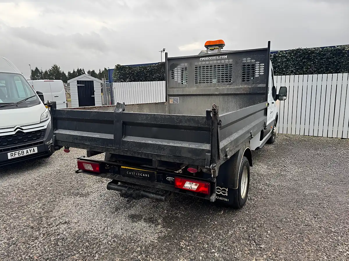 Used 2021 Ford Transit Leader Chassis Double Cab White - Interior and Exterior details 5