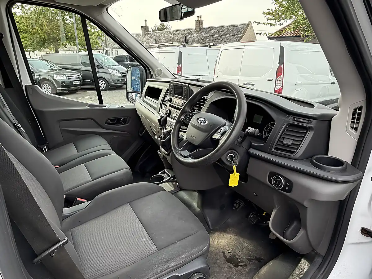 Used 2021 Ford Transit Leader Chassis Double Cab White - Interior and Exterior details 7