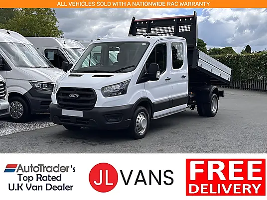 2021 Ford Transit 350 EcoBlue Leader Double Cab Tipper