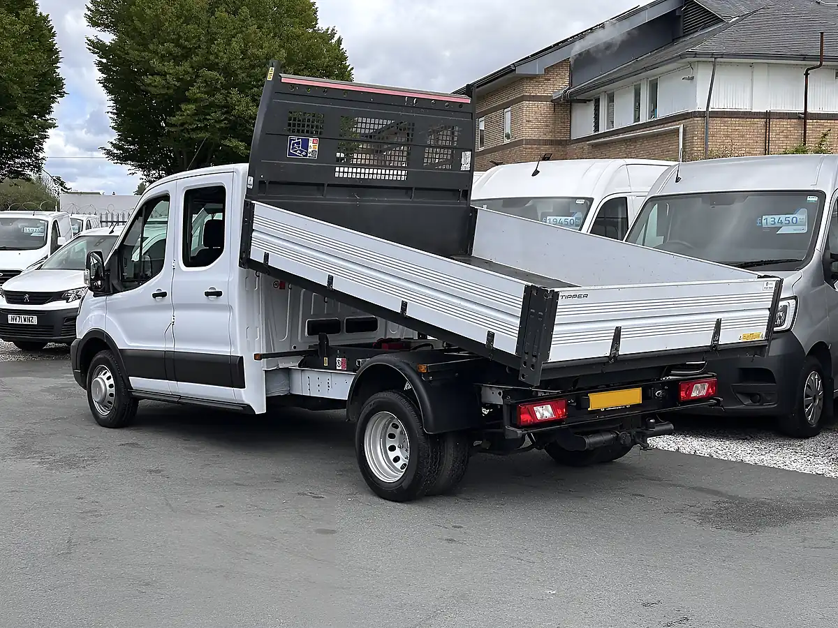 Used 2021 Ford Transit Leader Double Cab Tipper Frozen White (solid Paint) - Interior and Exterior details 12