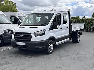 Used 2021 Ford Transit Leader Double Cab Tipper Frozen White (solid Paint) - Interior and Exterior details 6