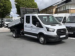 Used 2021 Ford Transit Leader Double Cab Tipper Frozen White (solid Paint) - Interior and Exterior details 7