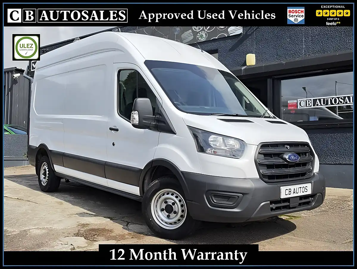 Used 2021 Ford Transit Leader White - Front View