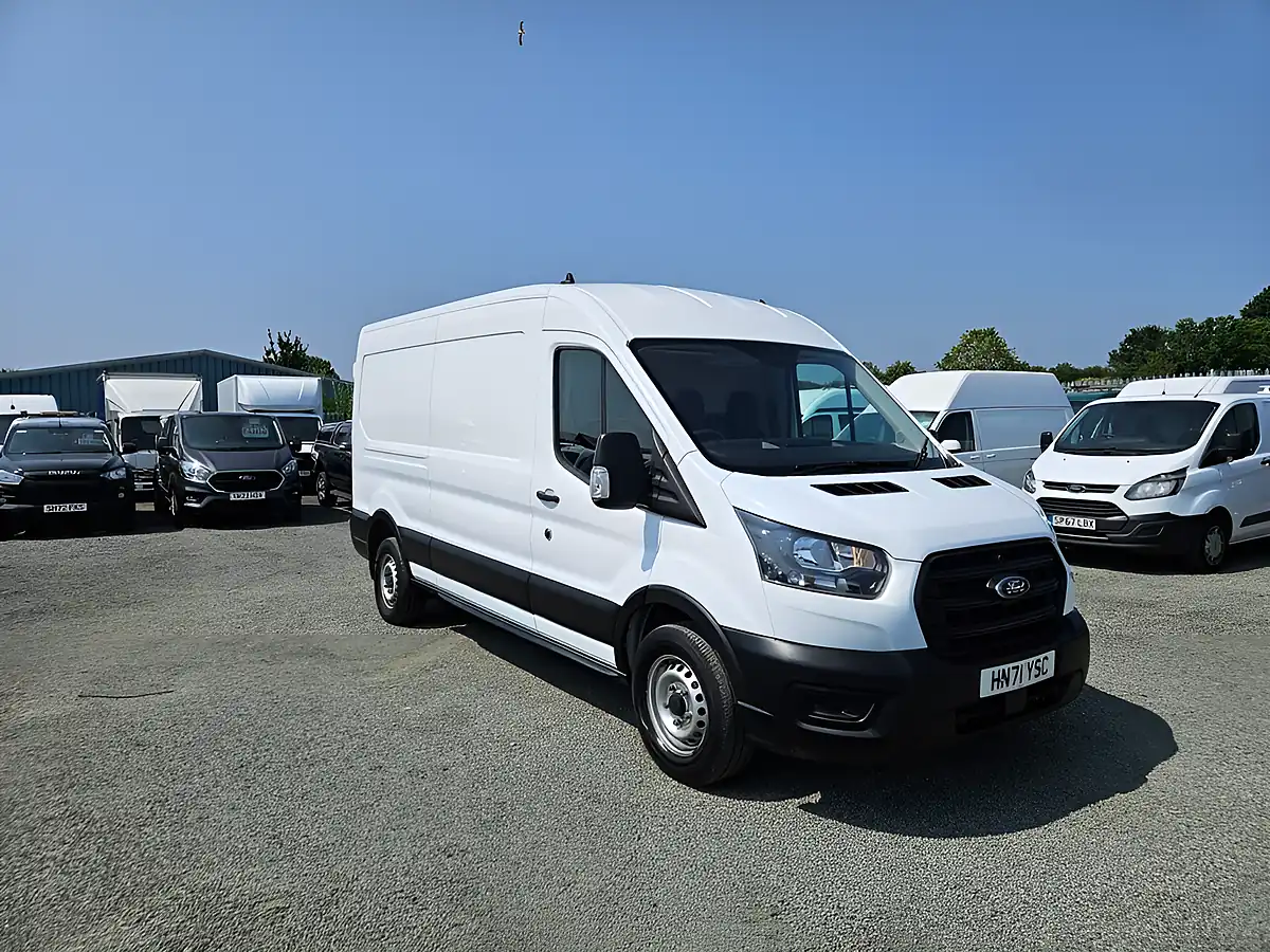 Used 2021 Ford Transit Leader White - Front View