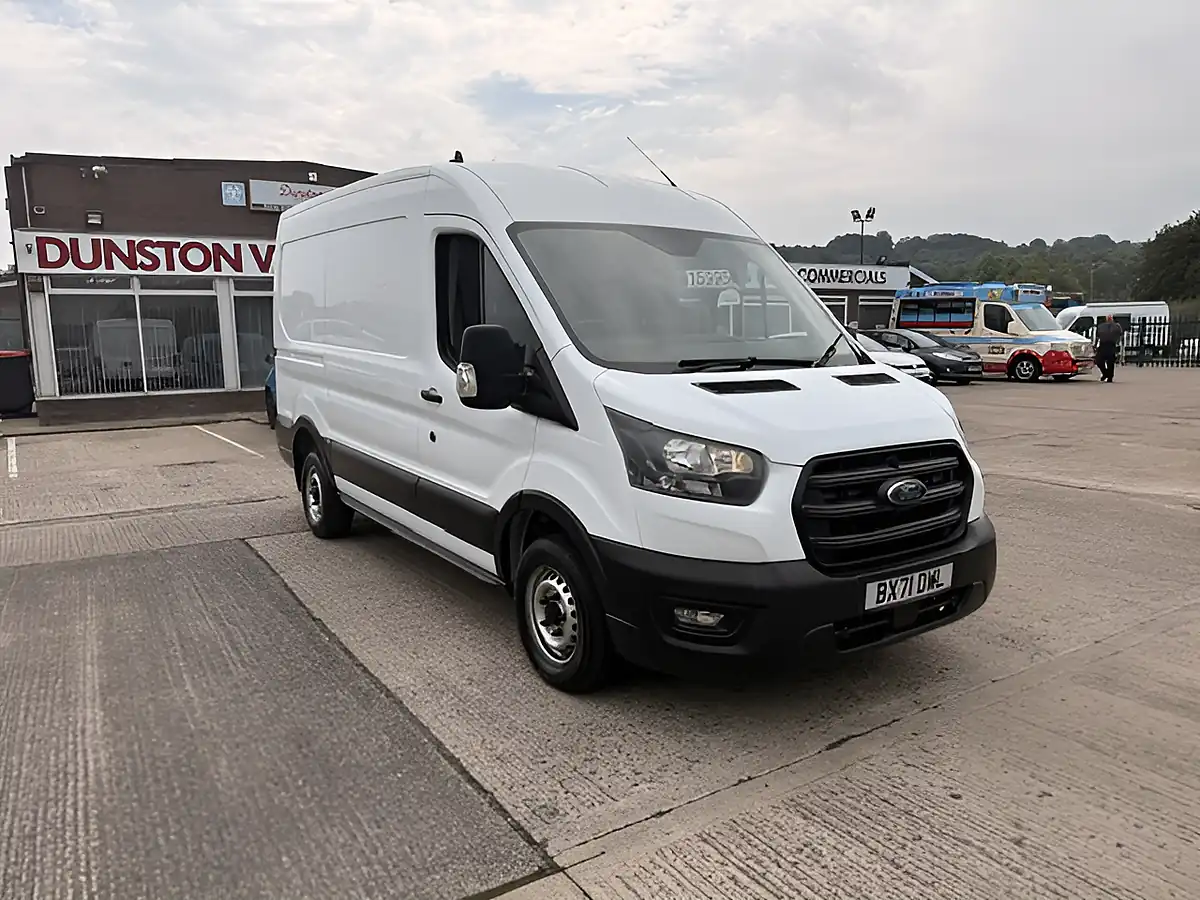 Used 2021 Ford Transit Leader White - Front View