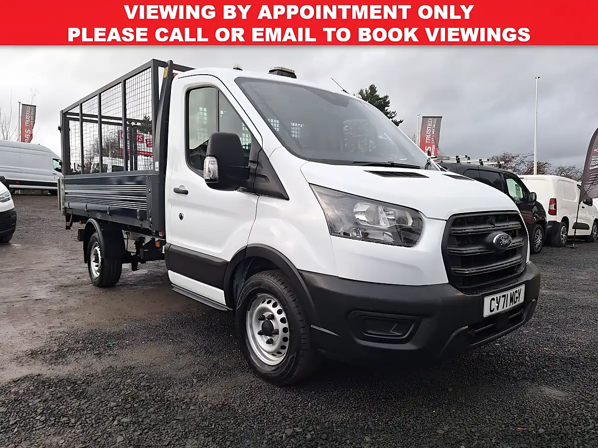 Used 2021 Ford Transit Leader White - Front View