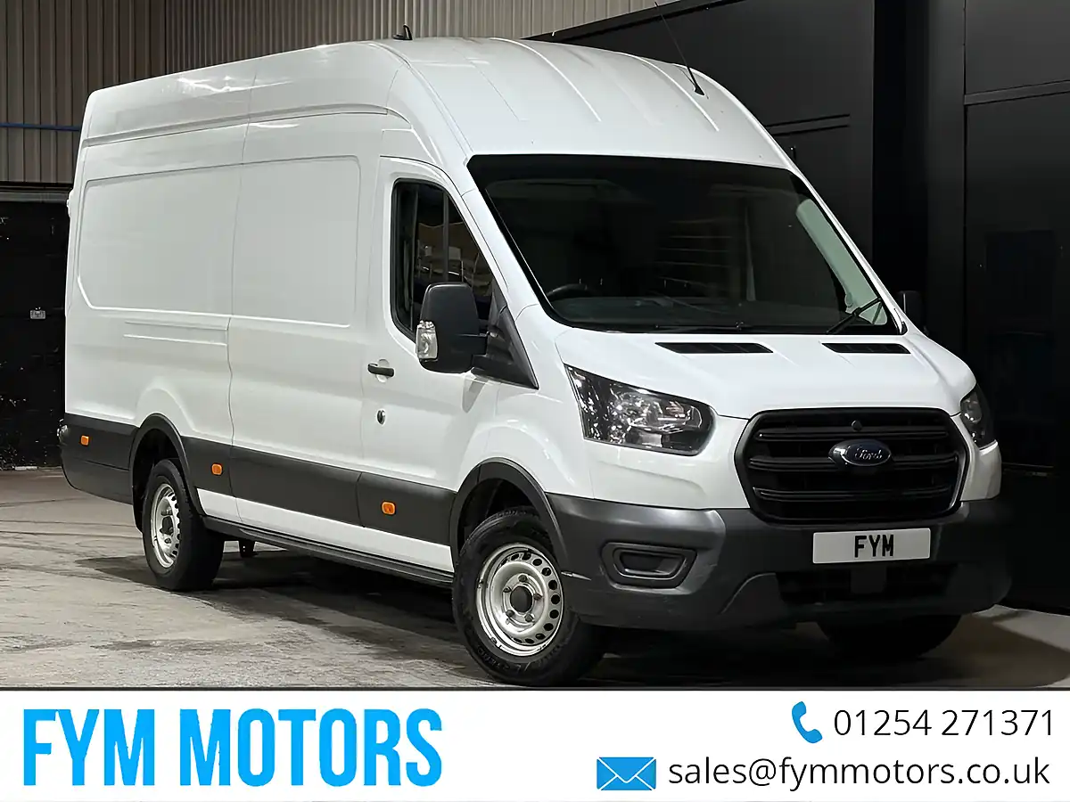 Used 2021 Ford Transit Leader White - Front View