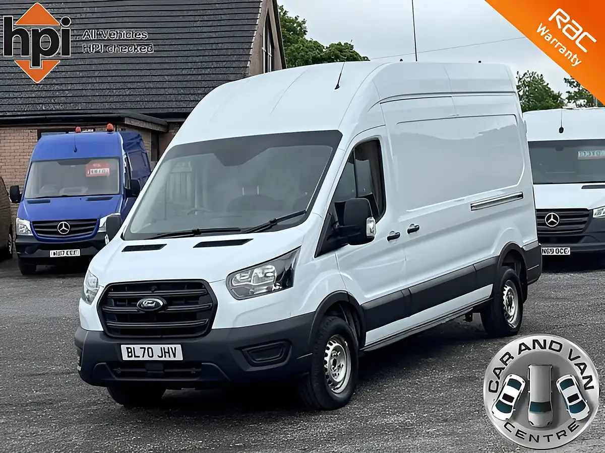 Used 2021 Ford Transit Leader White - Front View