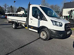 Used 2021 Ford Transit Lwb L4 Dropside White - Interior and Exterior details 3
