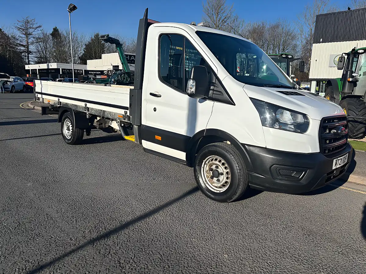 Used 2021 Ford Transit Lwb L4 Dropside White - Interior and Exterior details 3