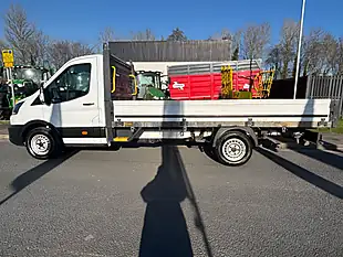 Used 2021 Ford Transit Lwb L4 Dropside White - Interior and Exterior details 4