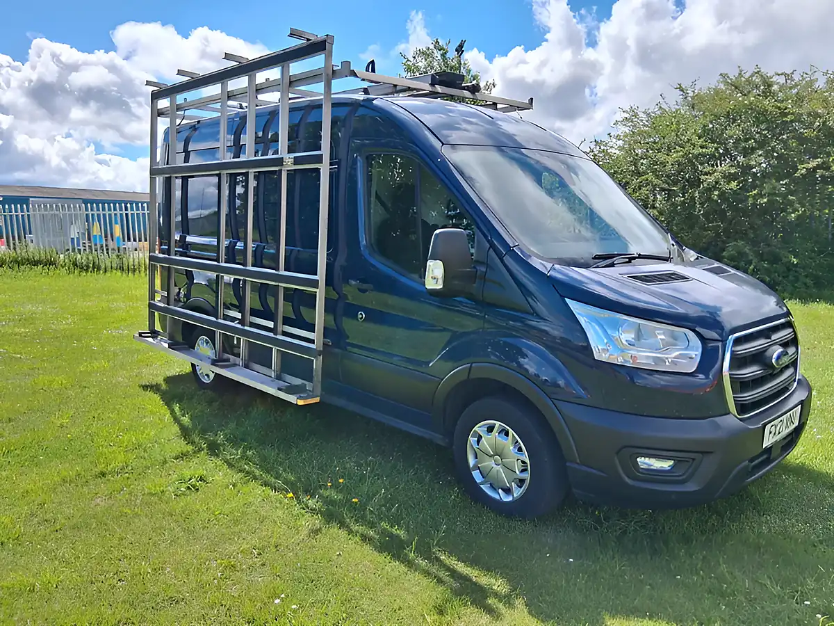 Used 2021 Ford Transit Trend Glasiers Blue - Front View