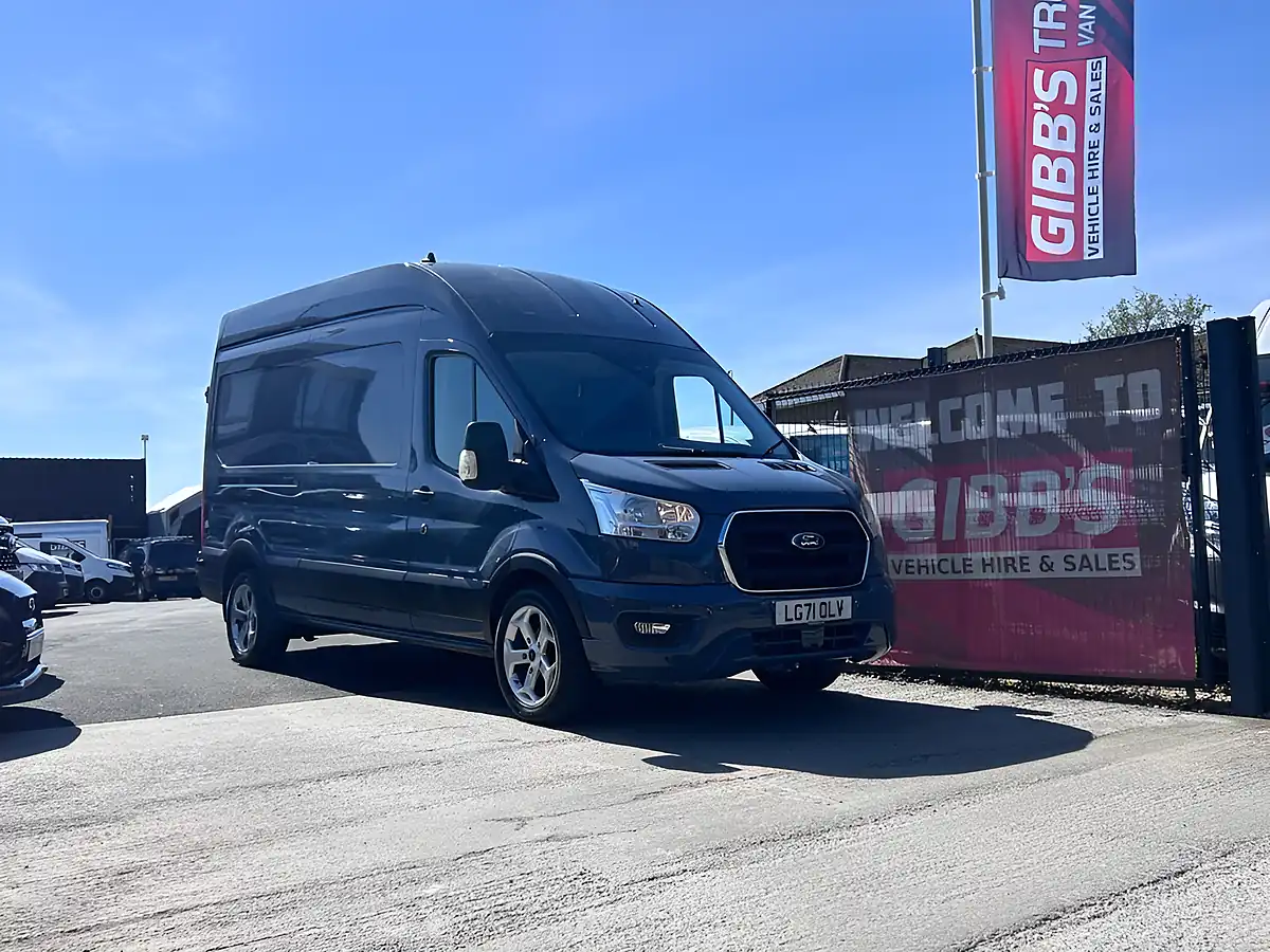 Used 2021 Ford Transit Trend Grey - Front View