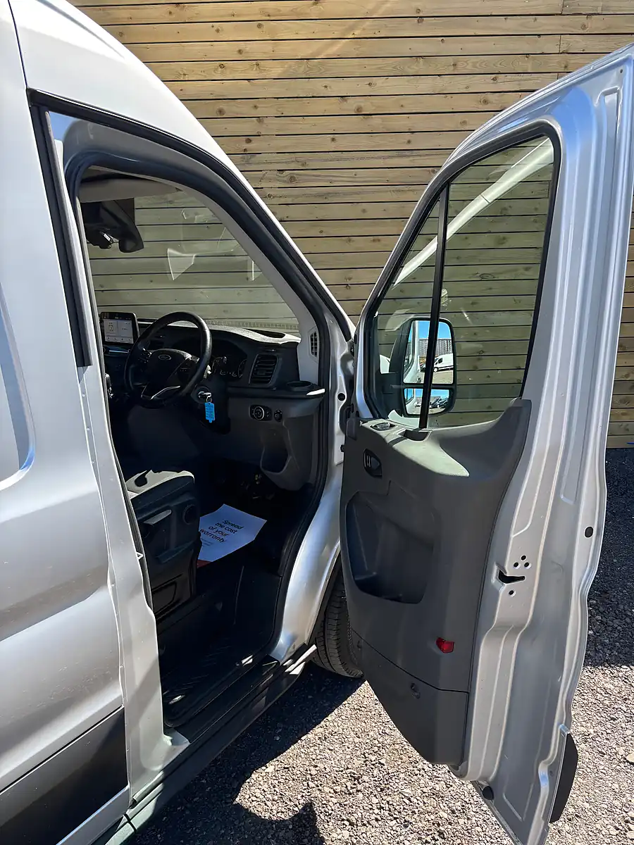 Used 2021 Ford Transit Trend Moondust Silver - Interior and Exterior details 12