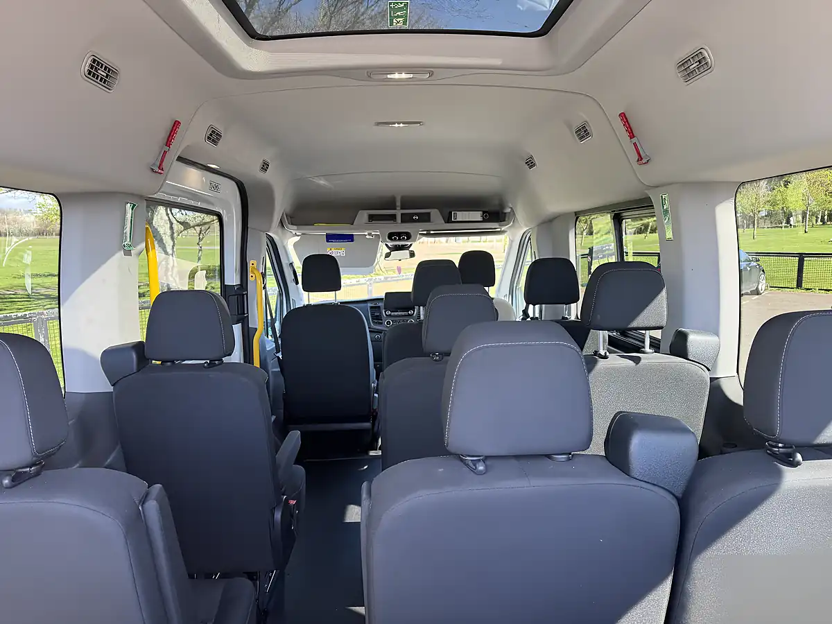 Used 2021 Ford Transit Trend White - Interior and Exterior details 12