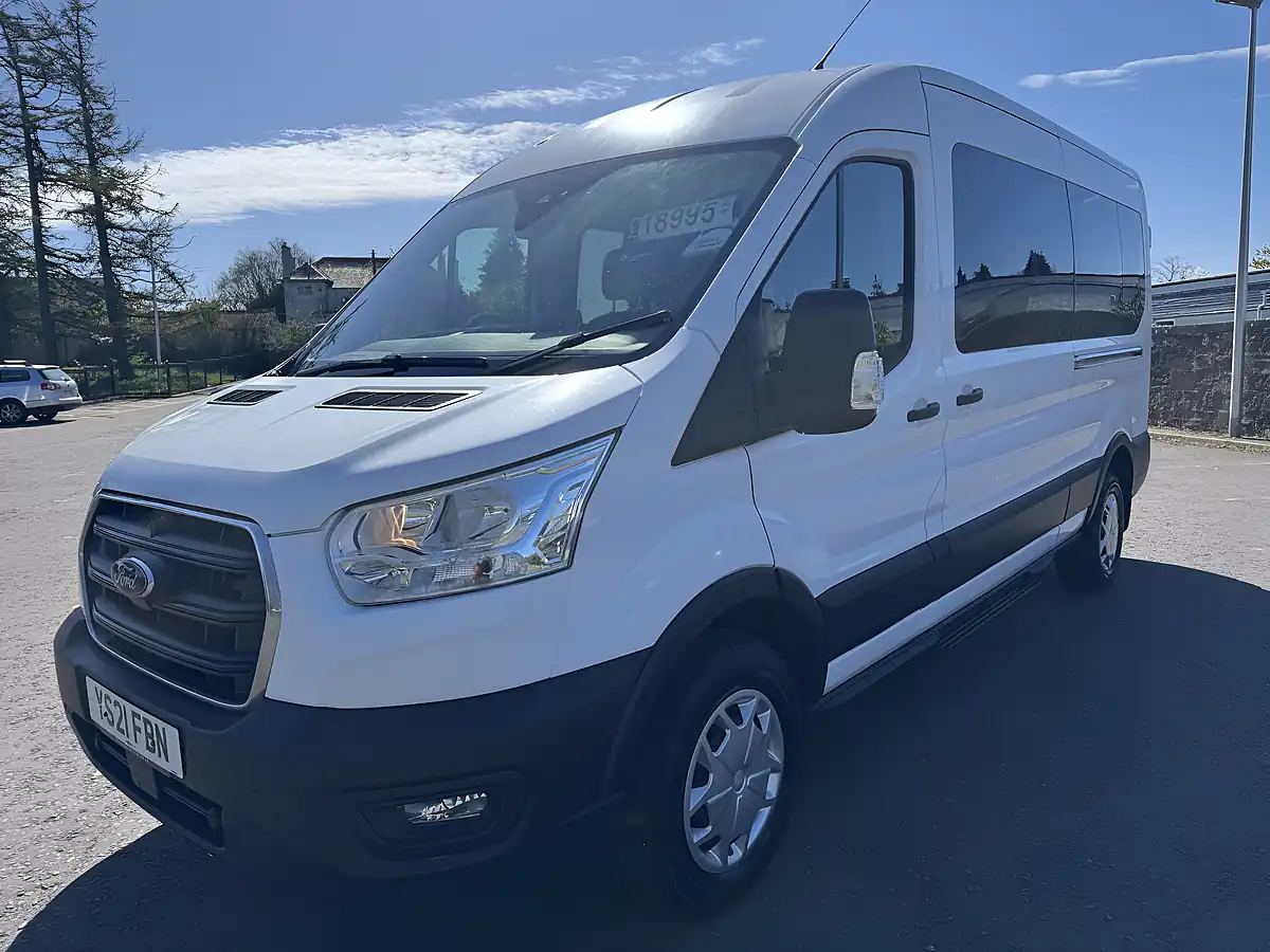 Used 2021 Ford Transit Trend White - Interior and Exterior details 3