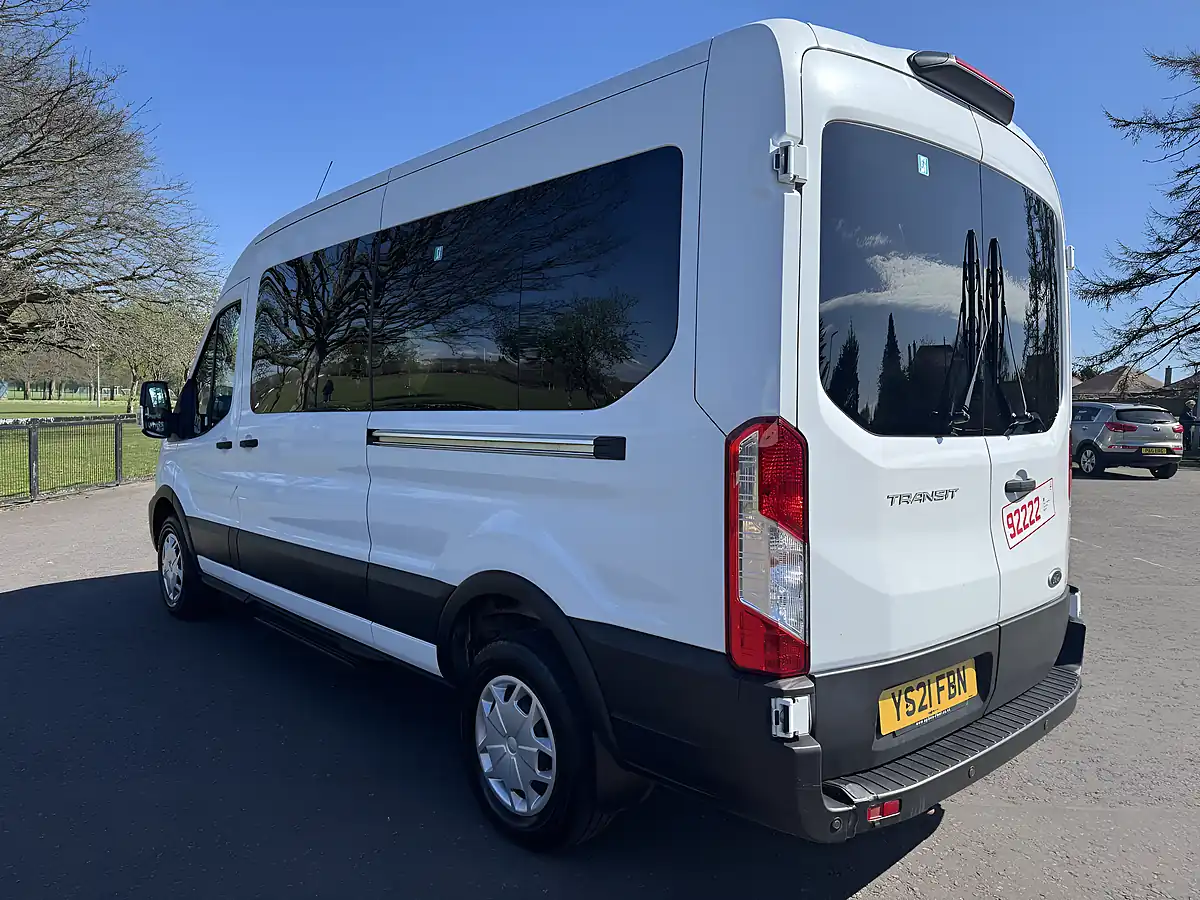 Used 2021 Ford Transit Trend White - Interior and Exterior details 5