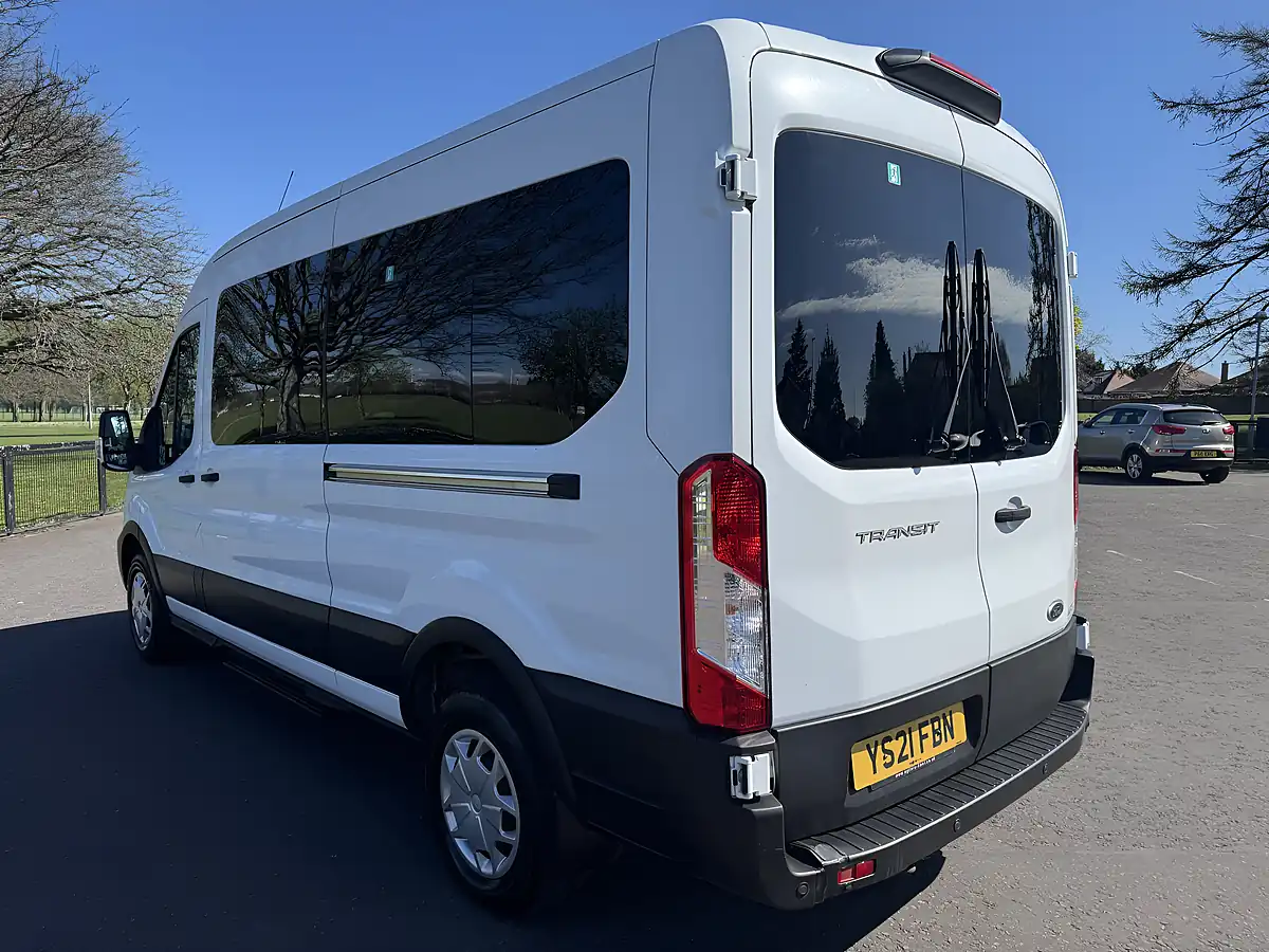 Used 2021 Ford Transit Trend White - Interior and Exterior details 6