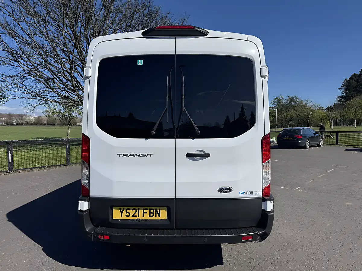 Used 2021 Ford Transit Trend White - Interior and Exterior details 7