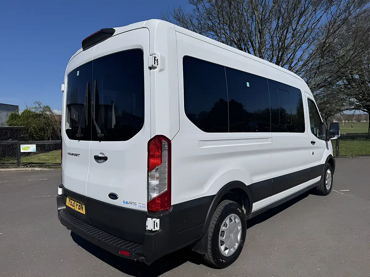 Used 2021 Ford Transit Trend White - Interior and Exterior details 8