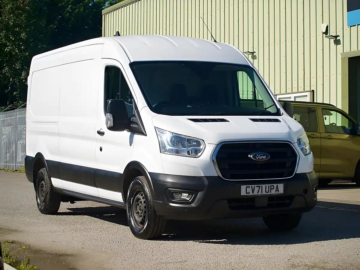 Used 2021 Ford Transit Trend White - Interior and Exterior details 5