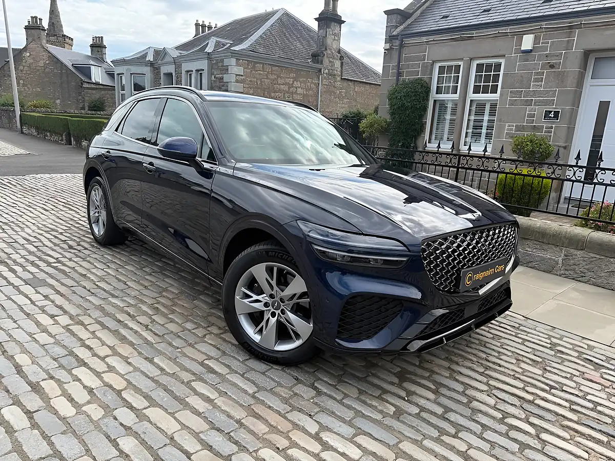 Used 2021 Genesis GV70 Sport Royal Blue - Front View