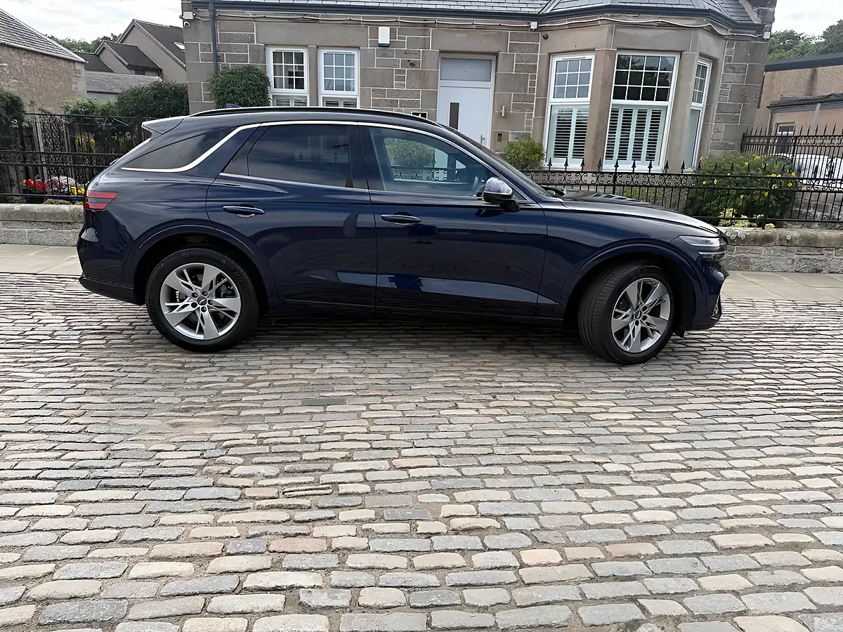 Used 2021 Genesis GV70 Sport Royal Blue - Interior and Exterior details 11