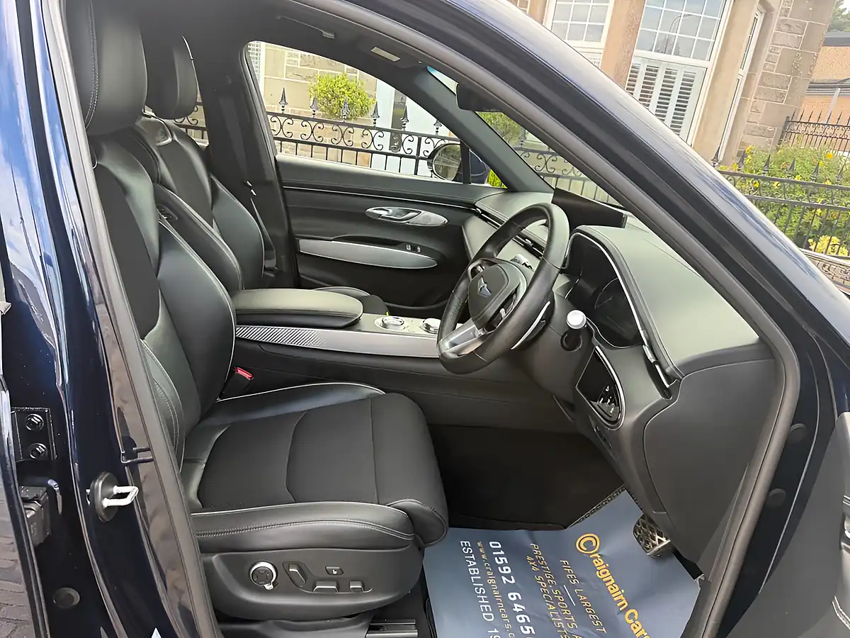 Used 2021 Genesis GV70 Sport Royal Blue - Interior and Exterior details 2