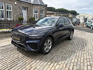 Used 2021 Genesis GV70 Sport Royal Blue - Interior and Exterior details 3
