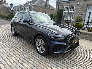 Used 2021 Genesis GV70 Sport Royal Blue - Interior and Exterior details 4