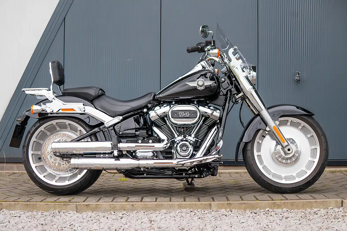 Used 2021 Harley-Davidson Fat Boy Vivid Black - Interior and Exterior details 4