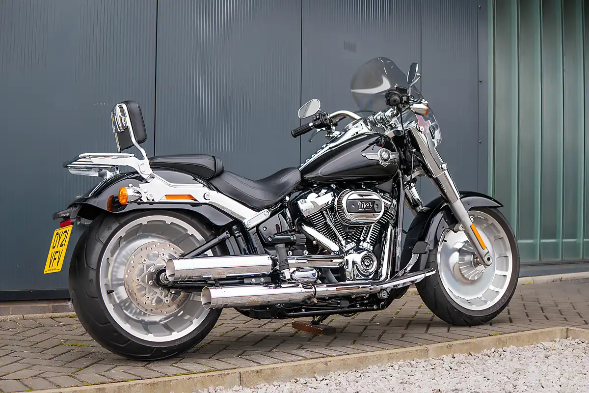 Used 2021 Harley-Davidson Fat Boy Vivid Black - Interior and Exterior details 6