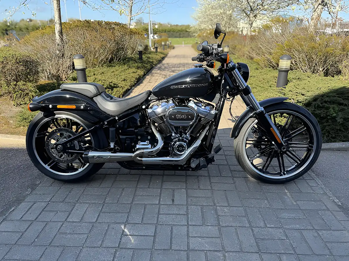 Used 2021 Harley-Davidson Fxbrs Breakout Black - Front View