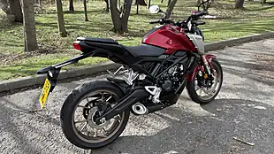 Used 2021 Honda CB125R Red - Interior and Exterior details 4