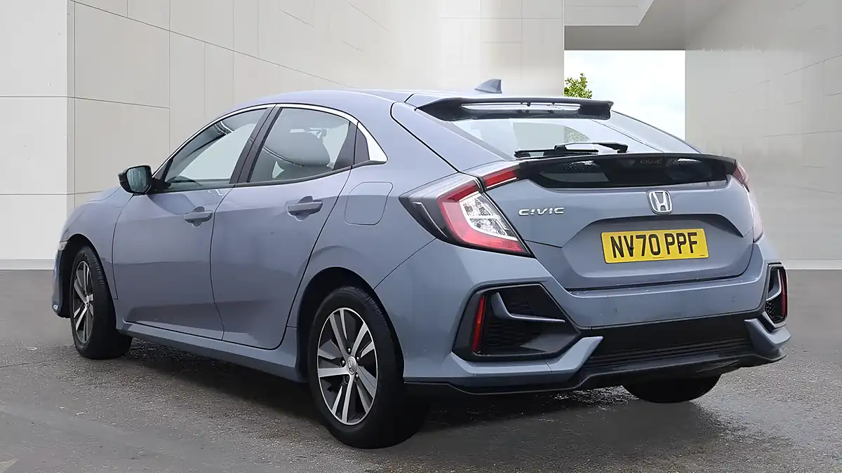 Used 2021 Honda Civic Se Grey - Interior and Exterior details 3