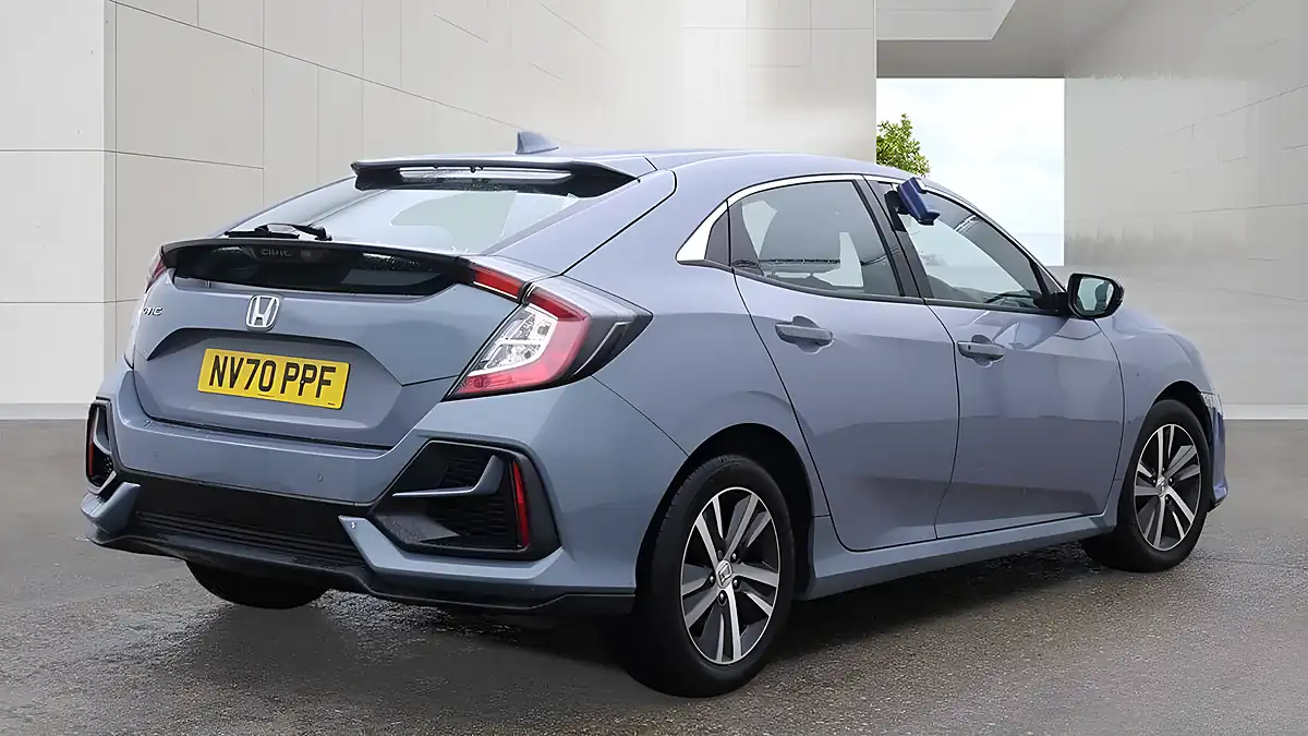 Used 2021 Honda Civic Se Grey - Interior and Exterior details 4