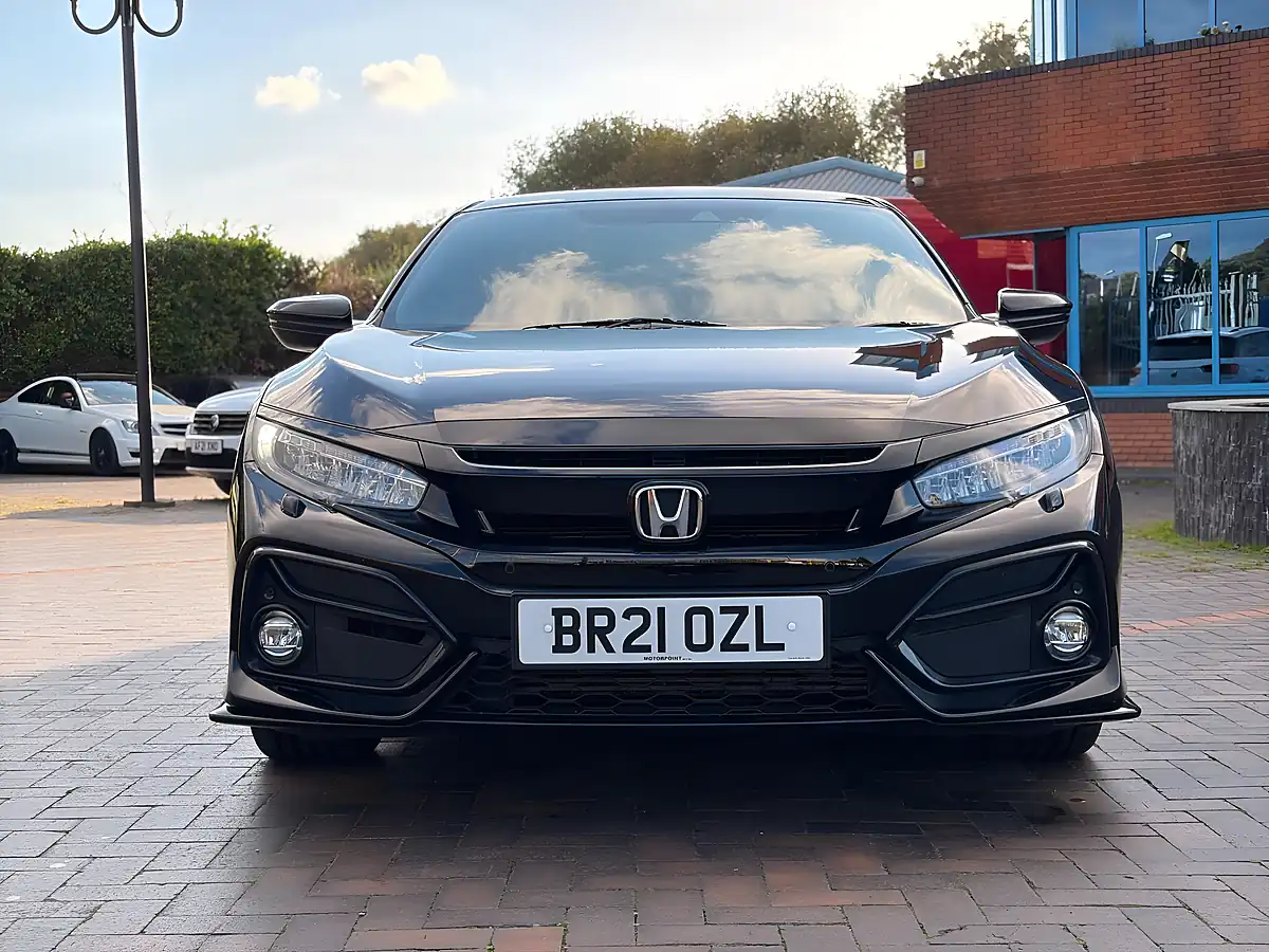Used 2021 Honda Civic Sport Black - Interior and Exterior details 11