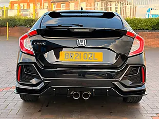 Used 2021 Honda Civic Sport Black - Interior and Exterior details 13